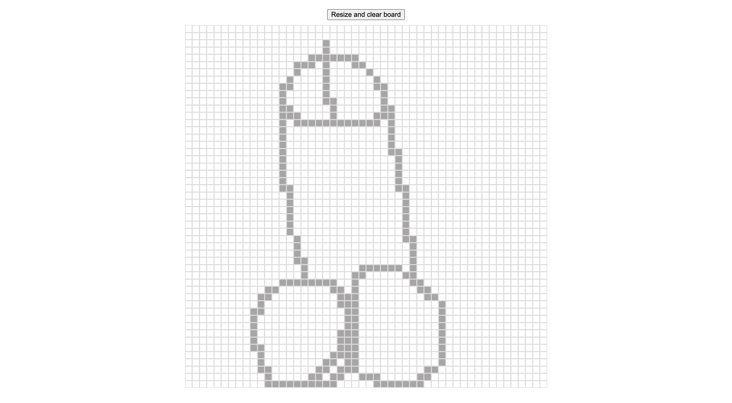 Screnshot of Etch-a-Sketch Project