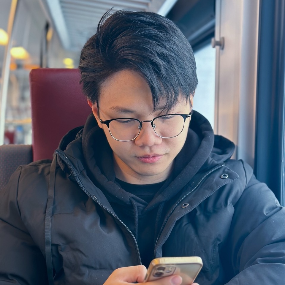 Portrait of handsome man on phone
